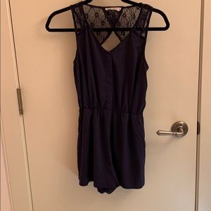 Navy romper